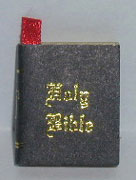 Dollhouse Miniature Holy Bible